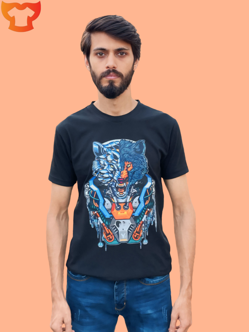 Robotic Beast Black T-Shirt